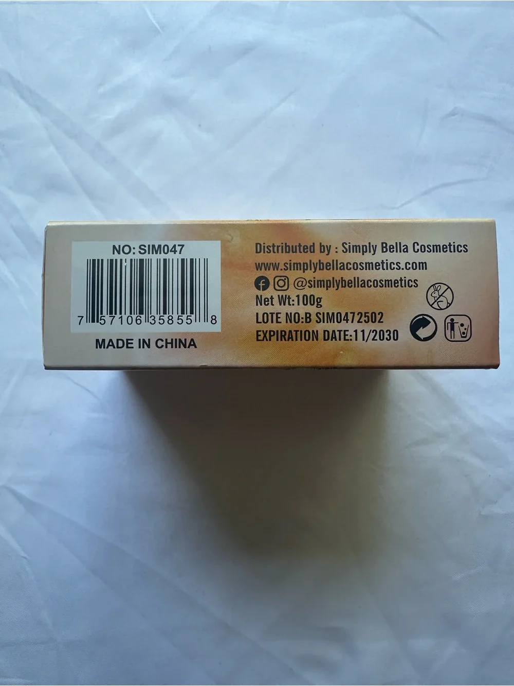 Simply Bella Slimming Soap Ginger Red Pepper Green Tea Body Bar 100g NIB